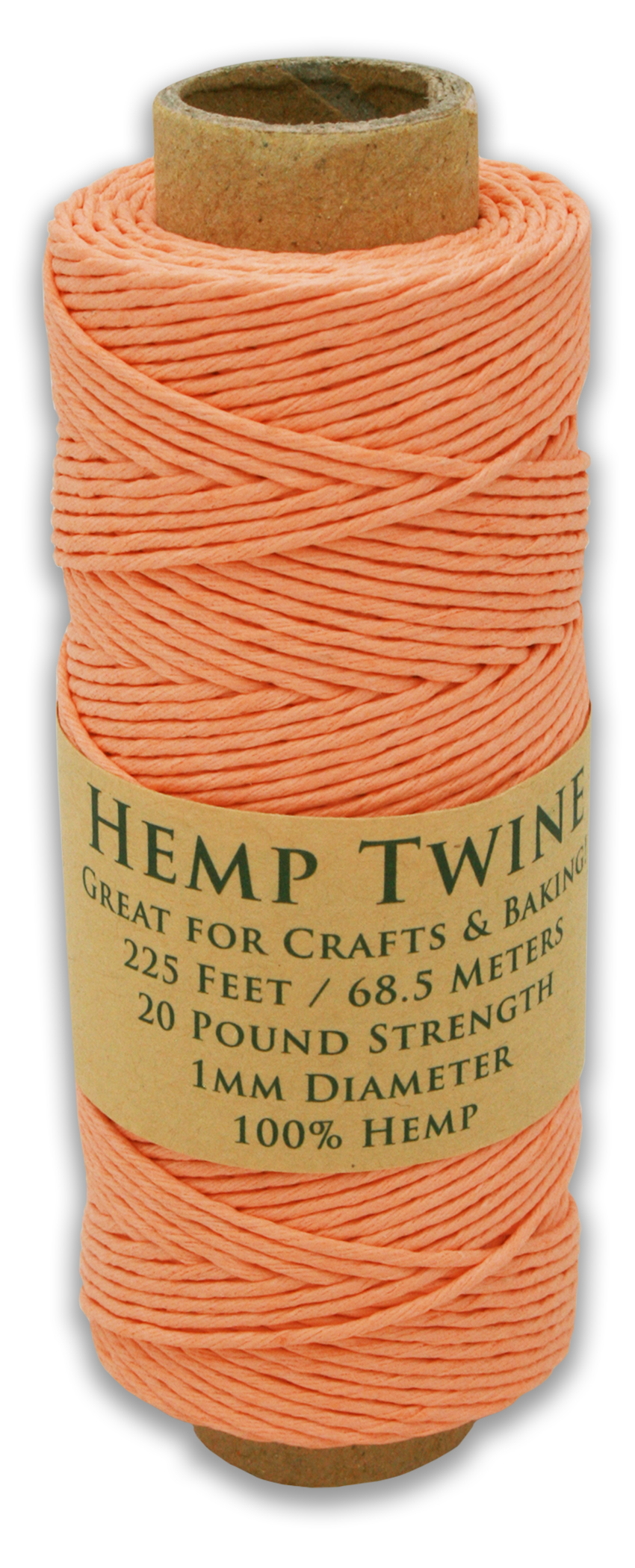 Hemptopia – wholesale Snöre – Hemptopia hampasnöre 1 mm, 225 ft (68,6 m), 18 färger, 100 % naturligt10