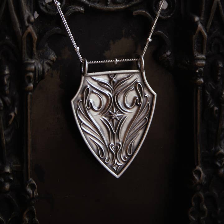Shield of Ilmarë Necklace for wholesale by Nyxturna