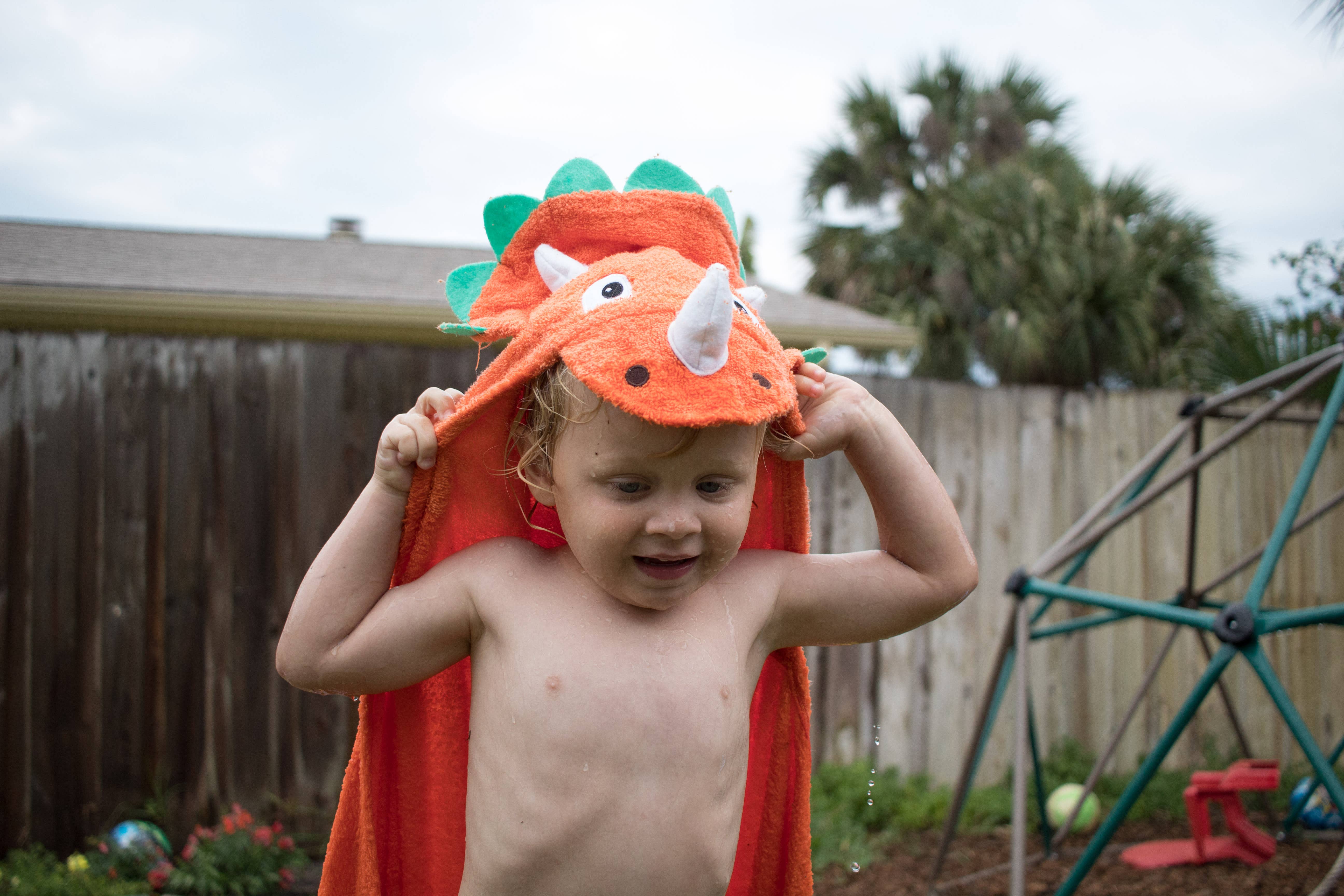 Yikes Twins - Wholesale Hooded Towel - Kids & Baby - Dinosaur hooded towel for toddlers ages 2 to 8 years old10