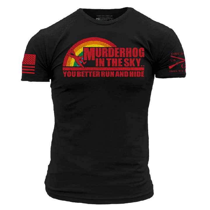 Murderhog T-Shirt - Black for wholesale by Grunt Style