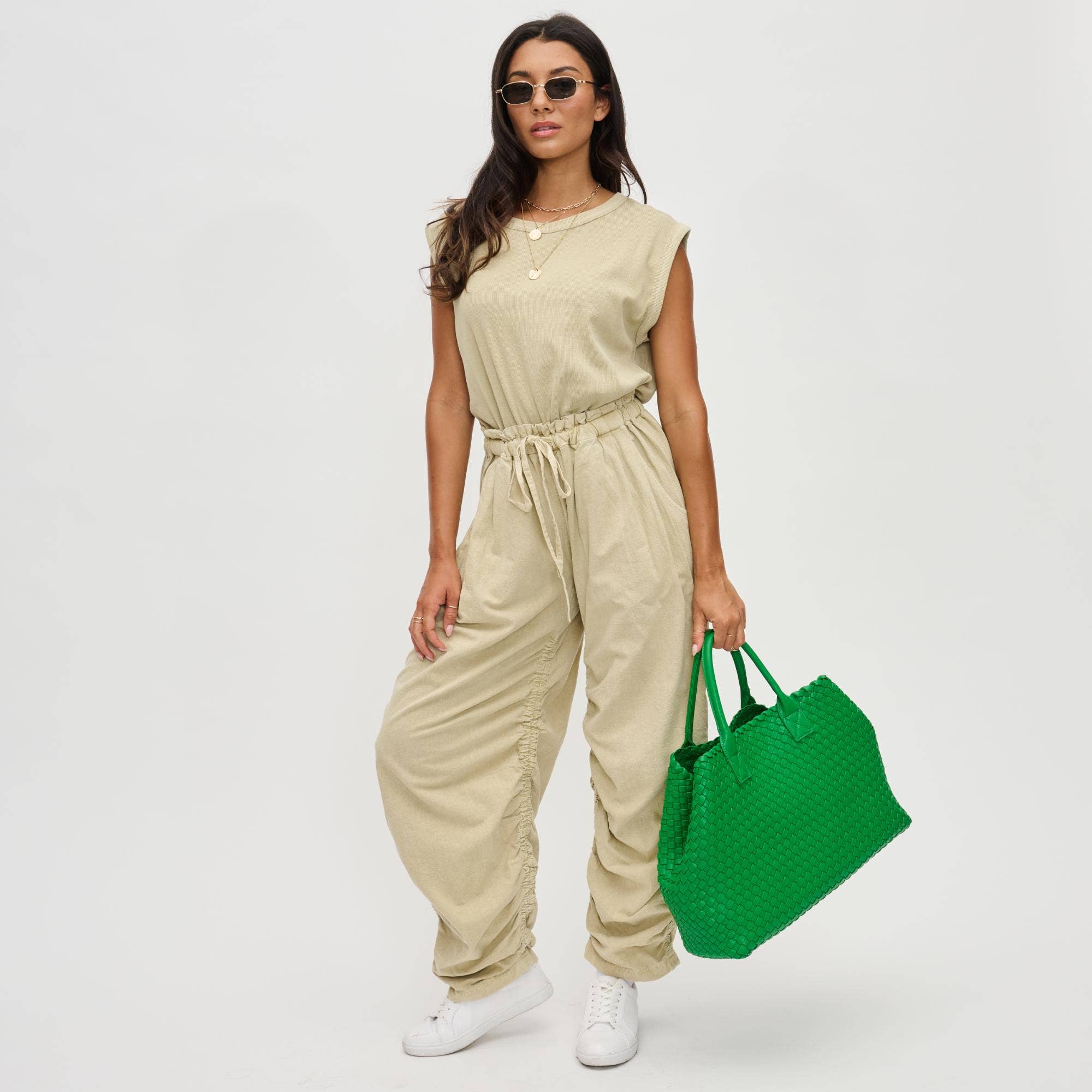 Urban Expressions - Wholesale Tote Bag - Women's - Ithaca Woven Vegan Leather Tote36