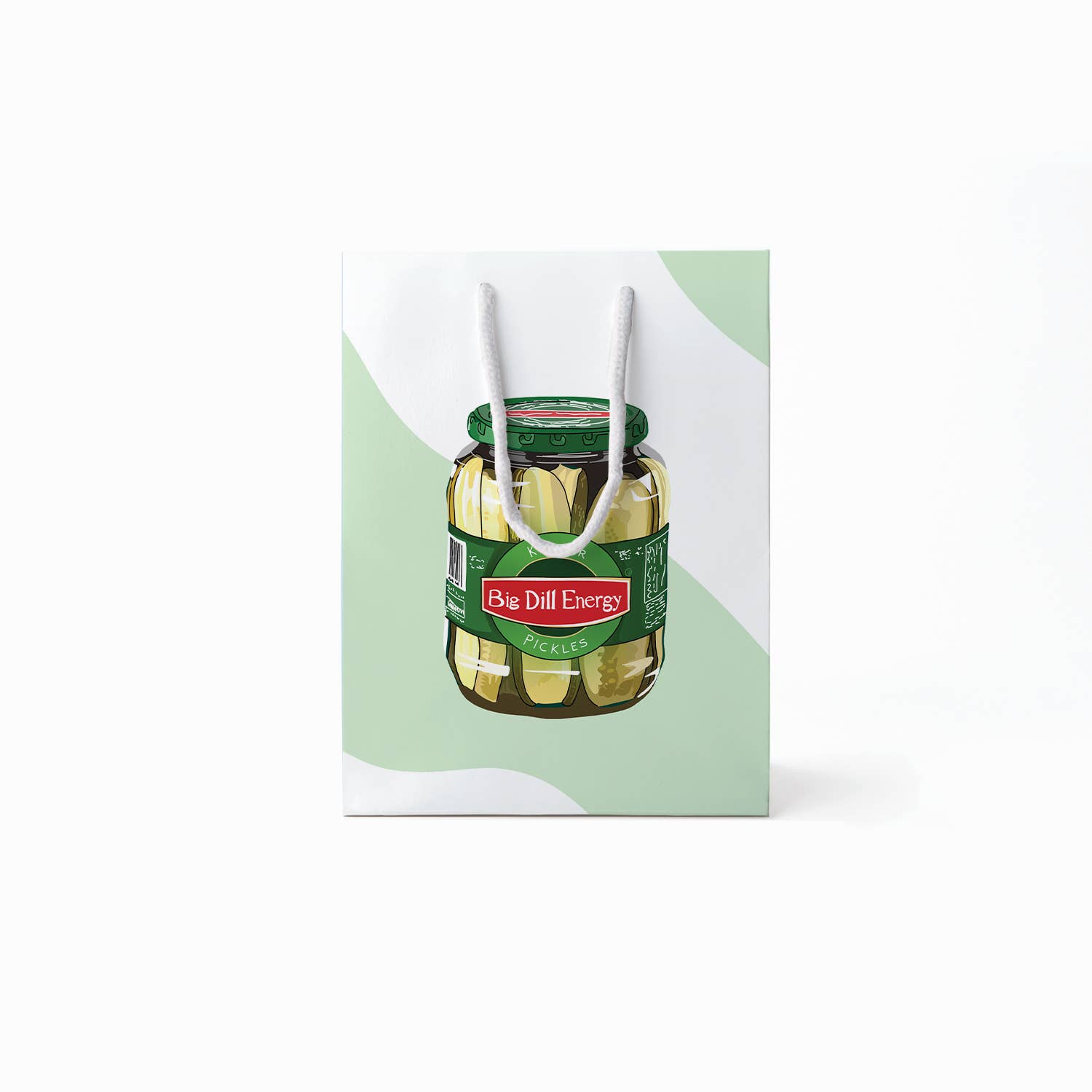 Drawn Goods - Wholesale Cadeautasje - Big Dill Pickle Energy cadeauzakje1