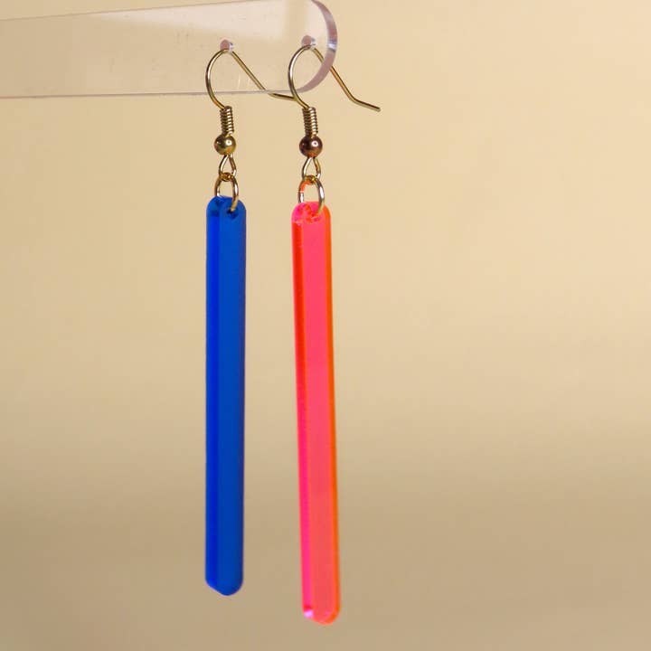 Niemalsmehrohne - Wholesale Dangle Earrings - Never Mehrohne x Kunstmuseum Basel Edition - Neon Lights 4
