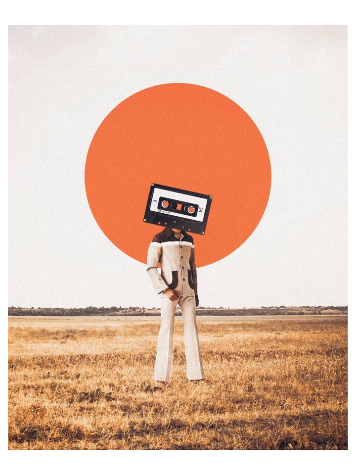 "Audiophile" door Cult Class - 21,6x27,9 cm Fine Art Print voor wholesale door Cult Class