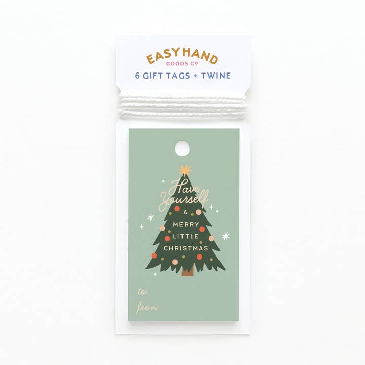 Geef jezelf een Merry Little Christmas cadeaulabel voor wholesale door Easyhand Goods – formerly Onderkast