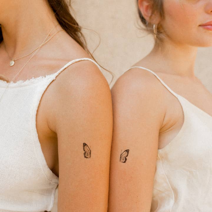 INKED by Dani - Wholesale Temporary tattoo - Two of A Kind Temporary Tattoo Pack5