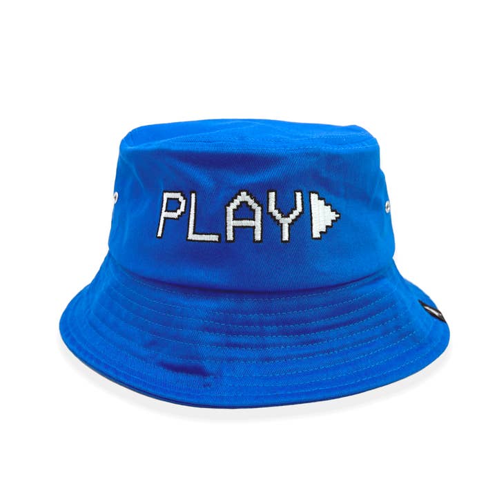 VHS Play Bucket Hat for wholesale by Bucket Hat Forever