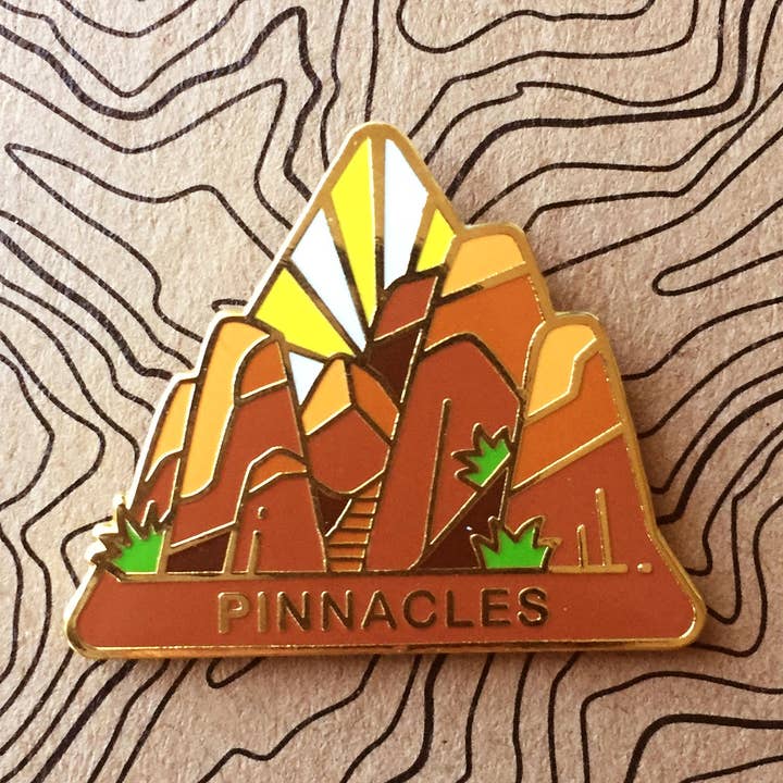 Broche du parc national des Pinnacles pour la vente par EXP Gained