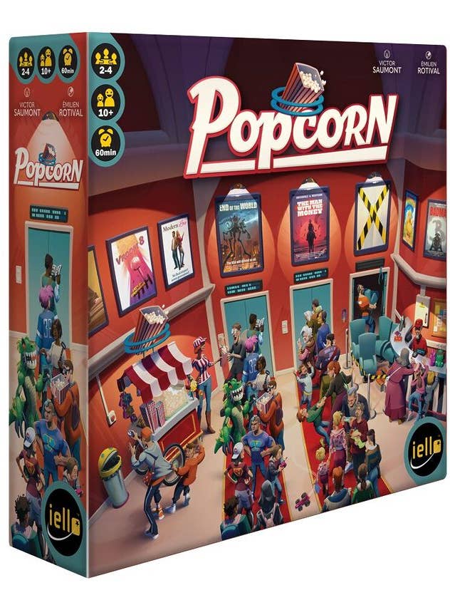 Popcorn by IELLO : The Ultimate Movie Theater Challenge! for wholesale by Blue Orange Games