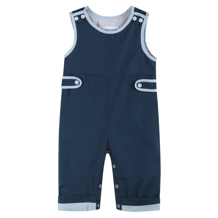 Dark Blue Overalls for wholesale by Lil Cactus