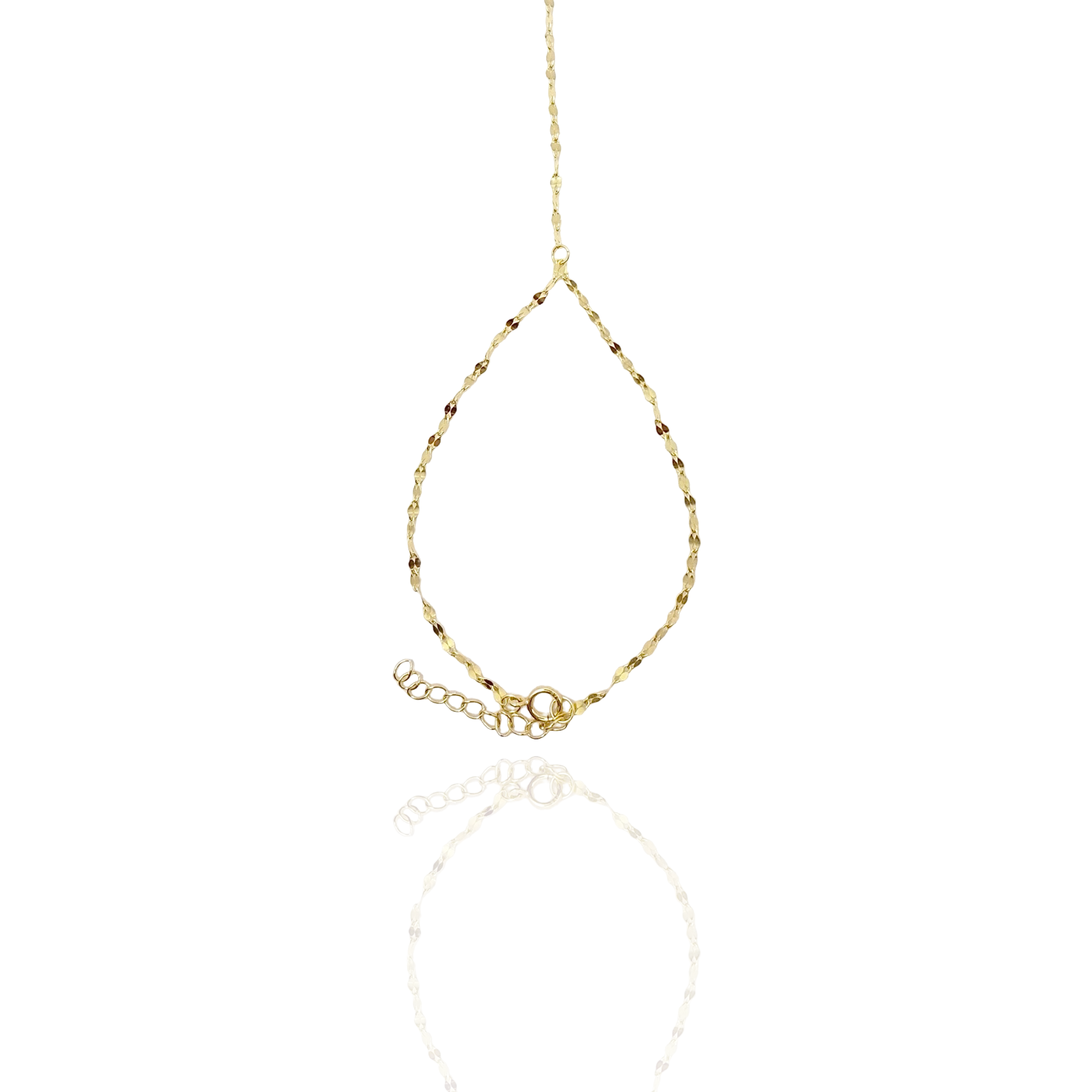 KIKICHIC - Wholesale Link & Chain Bracelet - Gold Dapped Hand Chain Bracelet3