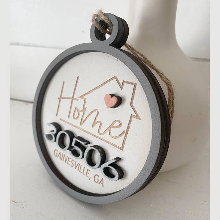 Pine Designs - Wholesale Ornament - Ornament - "Any" Zip Code Home Keepsake Gift Tag1