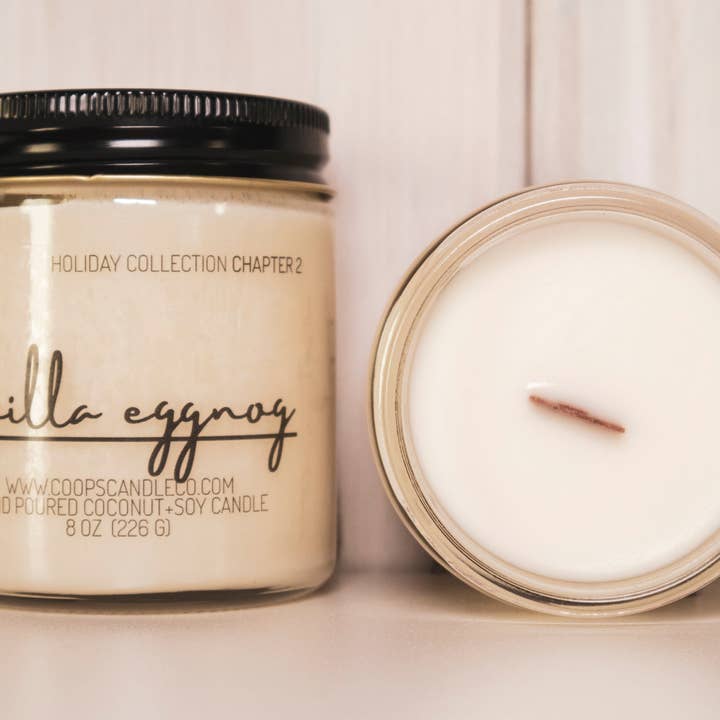 PONCHE DE HUEVO CON VAINILLA | 8 OZ para venta al por mayor de COOPS CANDLE CO