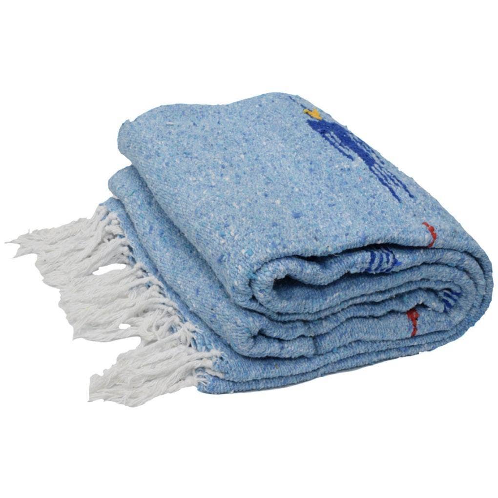 West Path - Wholesale Throw blanket - Sky Blue Baja Thunderbird Blanket1