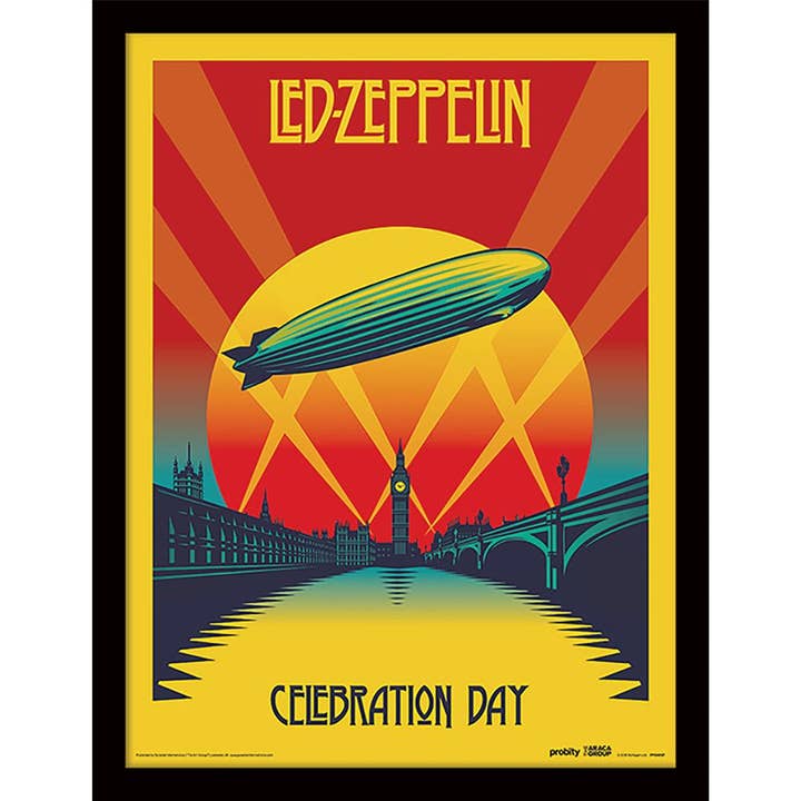 Led Zeppelin (Celebration Day) vægkunsttryk for engroshandel hos Pyramid International
