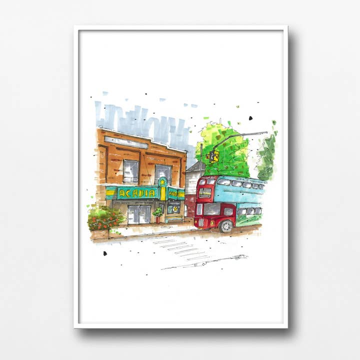Al Whittle Theatre, Acadia Theatre & Magic Winery Bus Wolfvi for wholesale by Downtown Sketcher