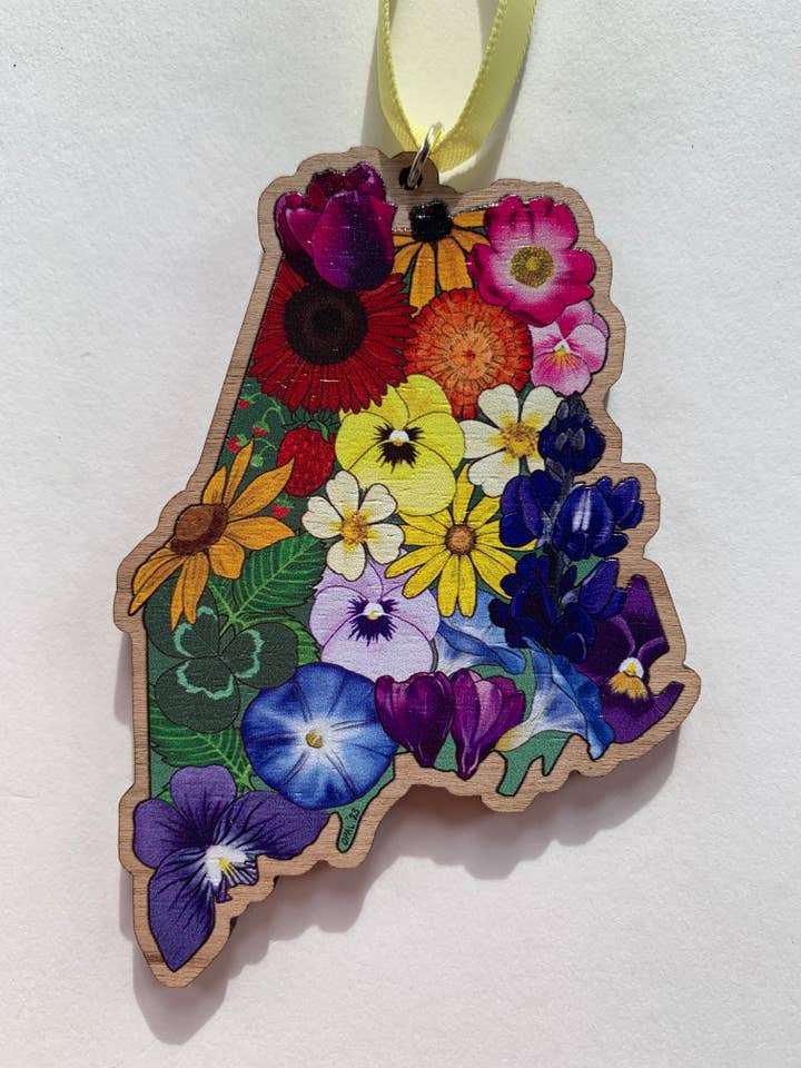 Décoration en forme de fleurs du Maine pour la vente par Opal's Art