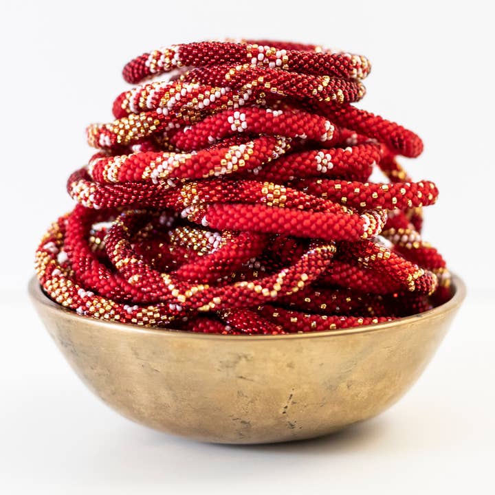 Aid Through Trade - Wholesale Jewelry Set - The Original Roll-On® Bracelet Cinnamon - Set of 121