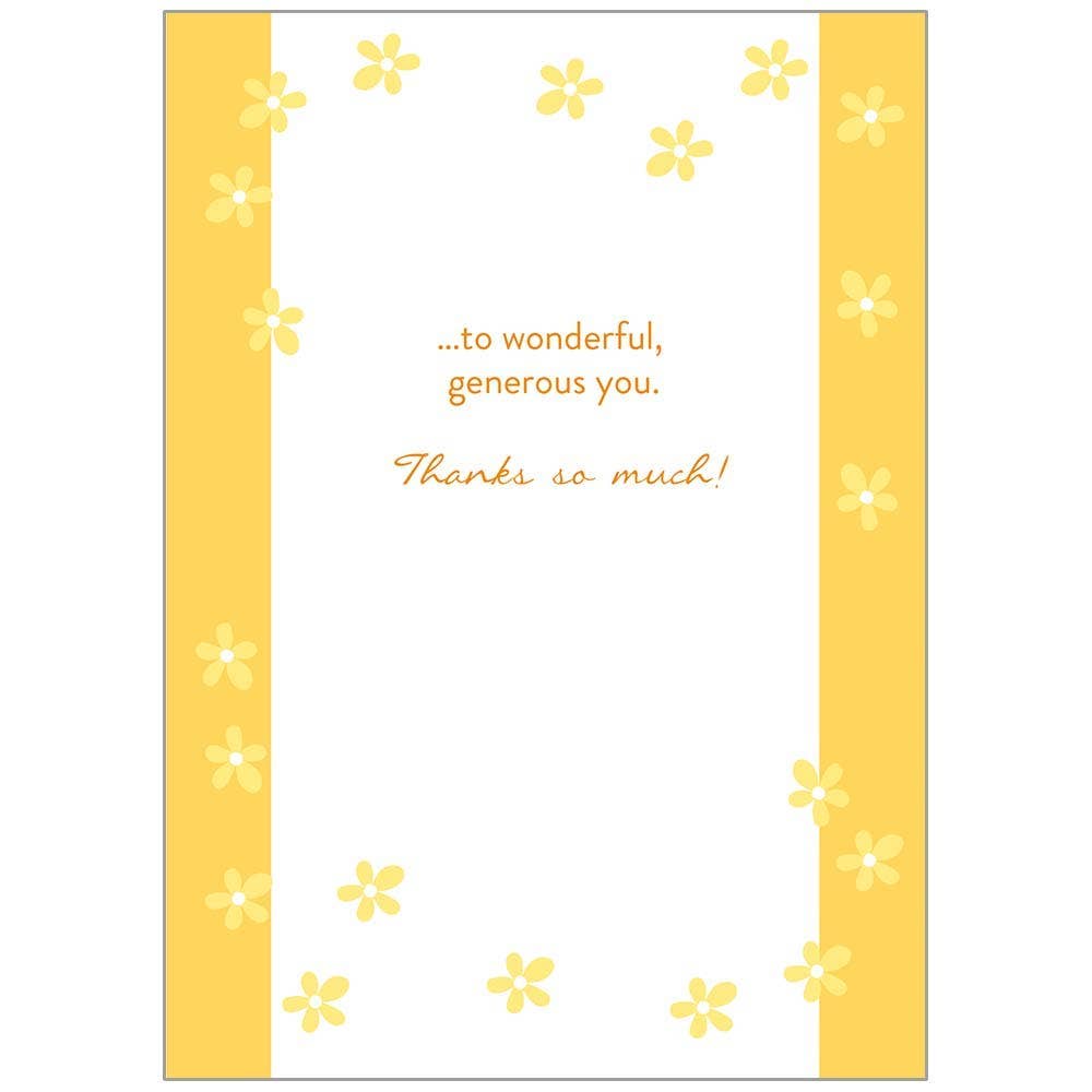 Legacy - Vendita all'ingrosso Biglietti di ringraziamento - Un grande ringraziamento - Biglietto di ringraziamento1