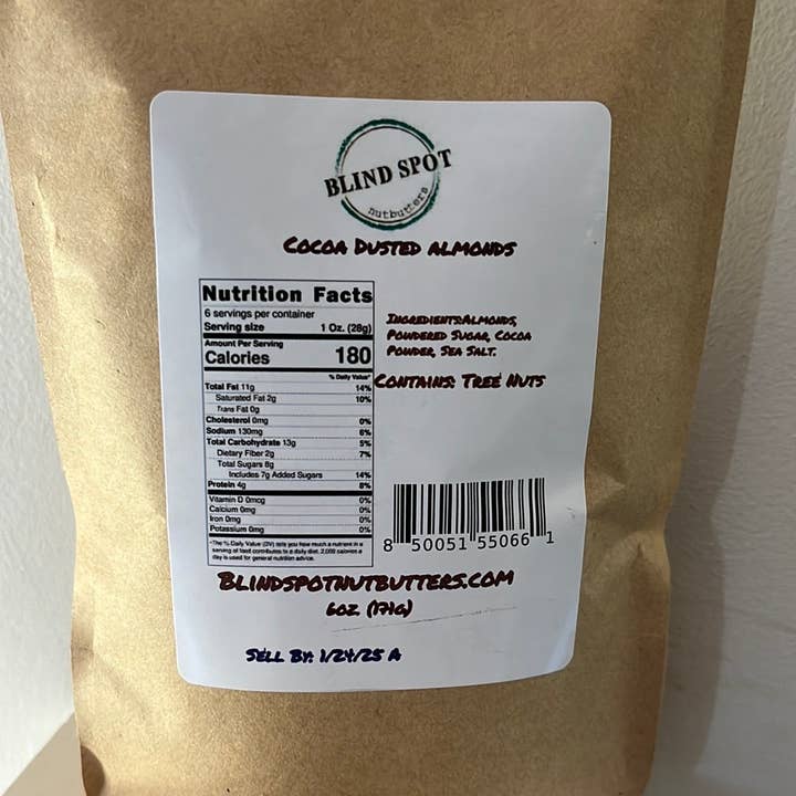 Blindspot Nutbutters - Wholesale Nuts - Cocoa Dusted Almonds1