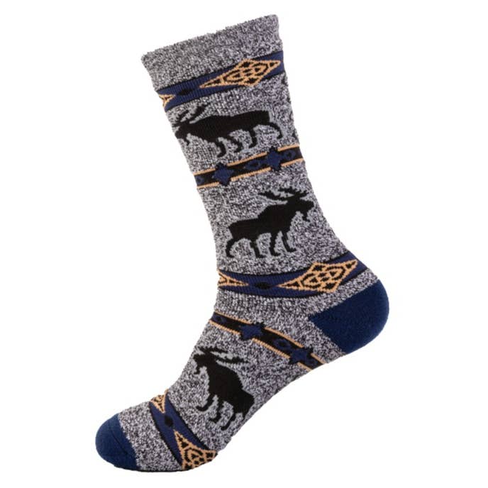 Blanket Socks: Moose Blanket Stripe for wholesale by ACE USA