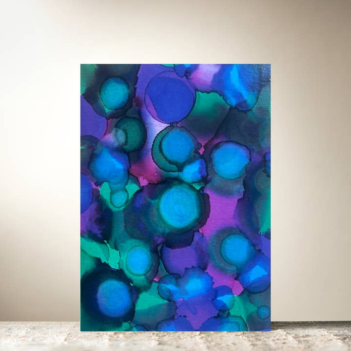 Colour Ink Six Card by John Sheehy for wholesale by HomeLess Made