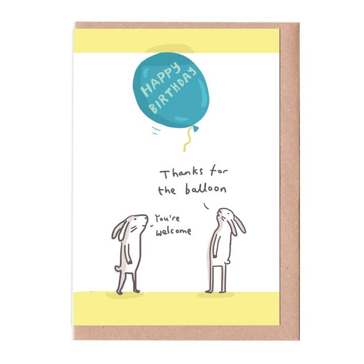 Cartão de Aniversário Divertido com Balão por atacado de Sarah Ray