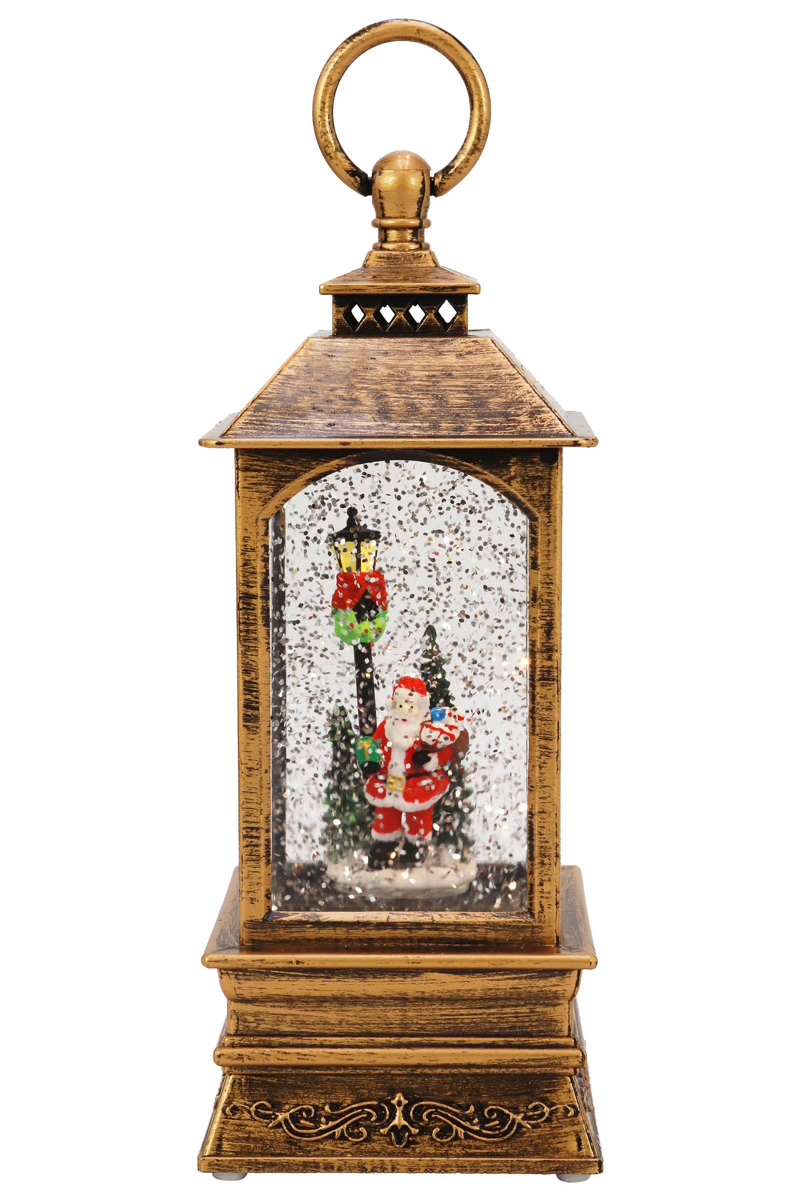 ASSORTI Vintage Kerstmis Glanzende Muziek Led Lantaarn - Steady voor groothandel op Faire5