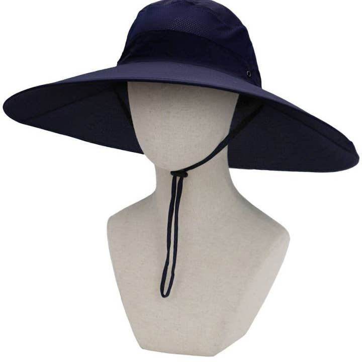 Cap Zone – Chapéu de pescador - Mulher por atacado – Mesh Top Top Extra Larga Bim Chapéu Pescador Boonie8