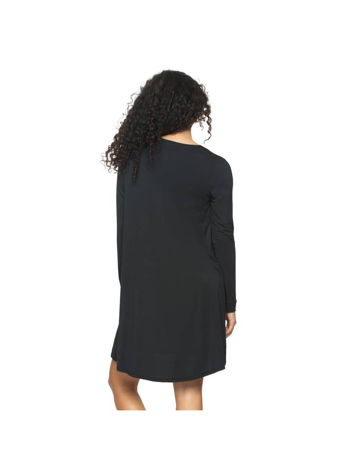 So Smooth Modal Tank Chemise & Wrap Set - Black for wholesale on Faire