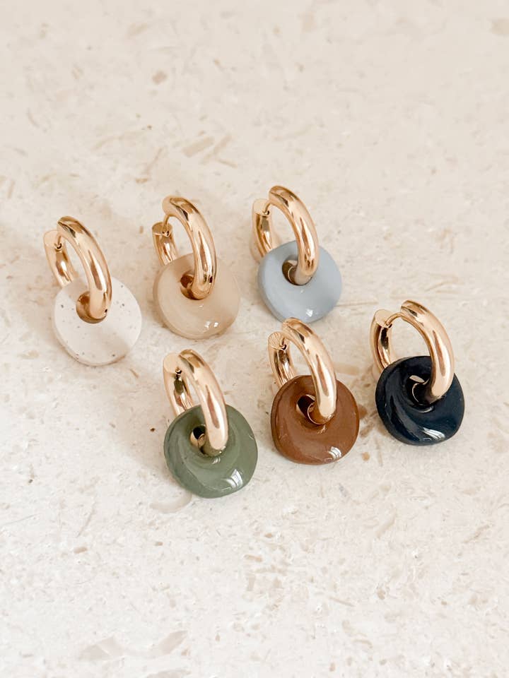 Organic Mini Charm for wholesale by Desert Clay Designs