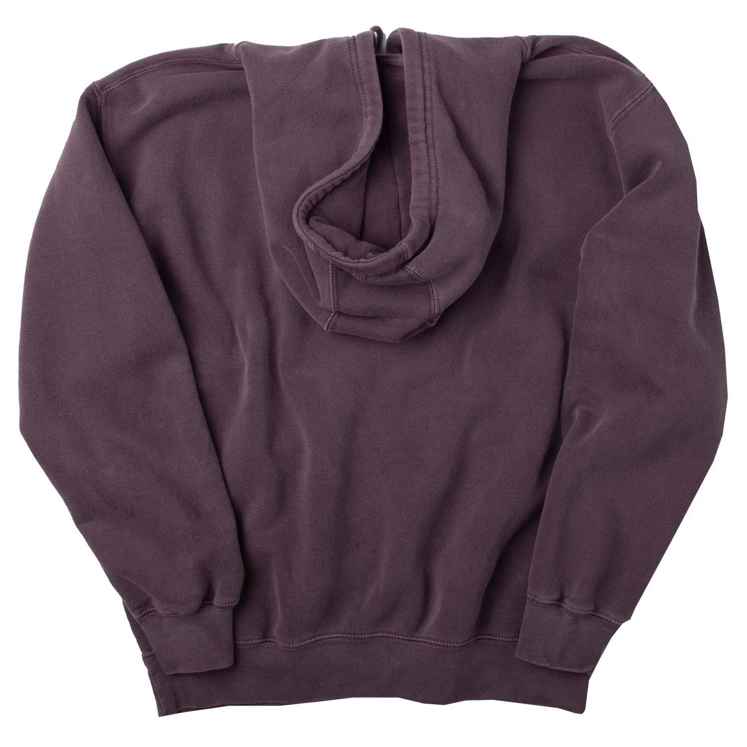 Pigment violet Sweat à capuche style vintage teint en pièce Inner Peace en vente sur Faire6