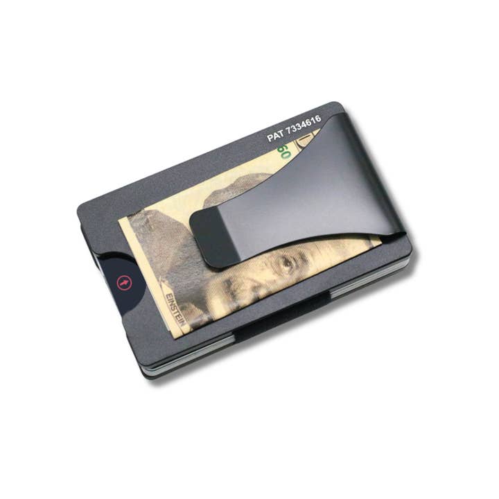 Storus - Wholesale Wallet - Men's - Smart® Wallet Trackable with Air Tag Compartment - Black