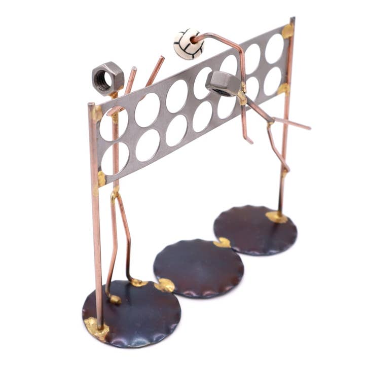 Rock Creek Metal Craft – Großhandel Dekofigur – Volleyballnetz mit Männern