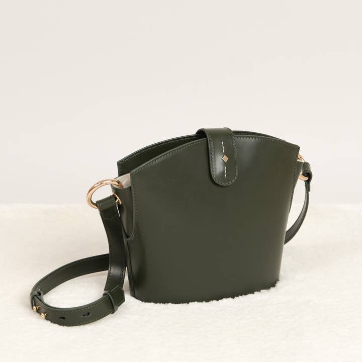 Maradji - Venta al por mayor Bolso con asas - Mujer - BOLSO MILTON KHAKI DE PIEL RECICLADA