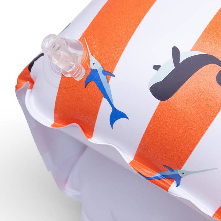 Rood Wit Swim Essentials | Rood/Witte Zwembandjes 0-2 jaar for wholesale on Faire