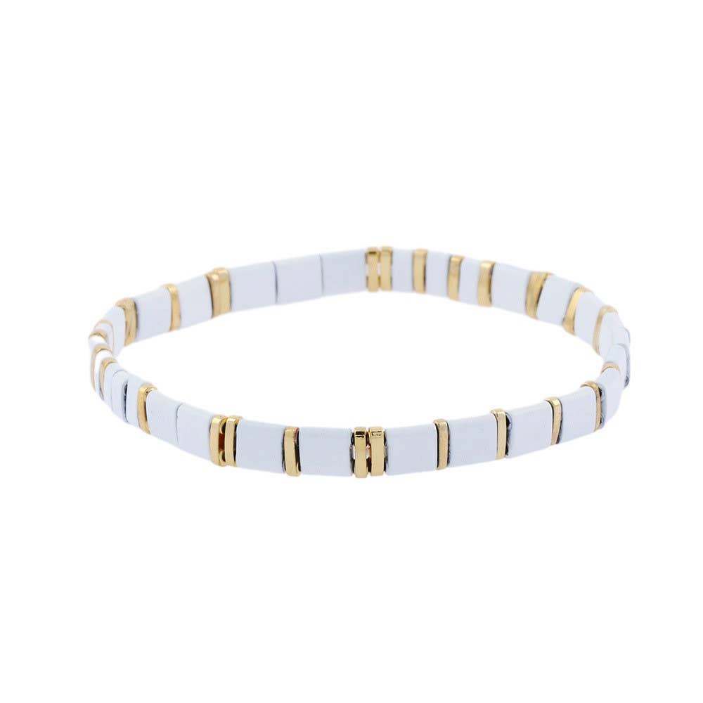 Mio Queena – Engroshandel Perlearmbånd – 5 mm TILA perle armbånd med elastik - BJ5