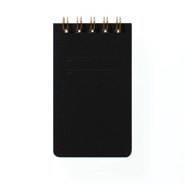 Reporter Notebook - Black for wholesale by Shorthand Press