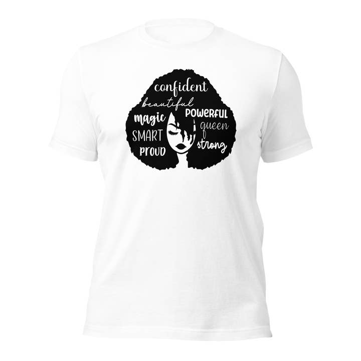 Säker vacker kraftfull magisk smart Unisex t-shirt för wholesale av Black and Gifted LLC