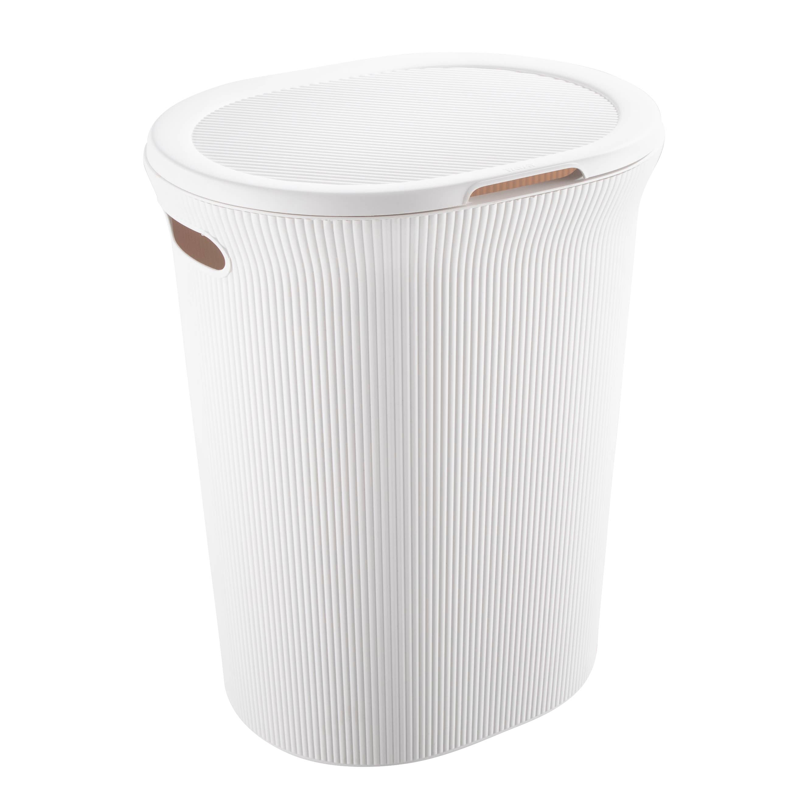 Superio Brand - Wholesale Laundry Hamper - Ribbed Collection Laundry Hamper 40 Liter with Lid & Handles6