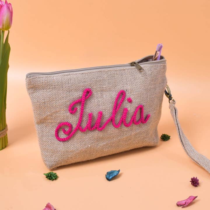 King Of Handmade - Wholesale Make-up/cosmetic bag - Personalized Makeup Bag, Bride Cosmetic Bags, Bridal party8