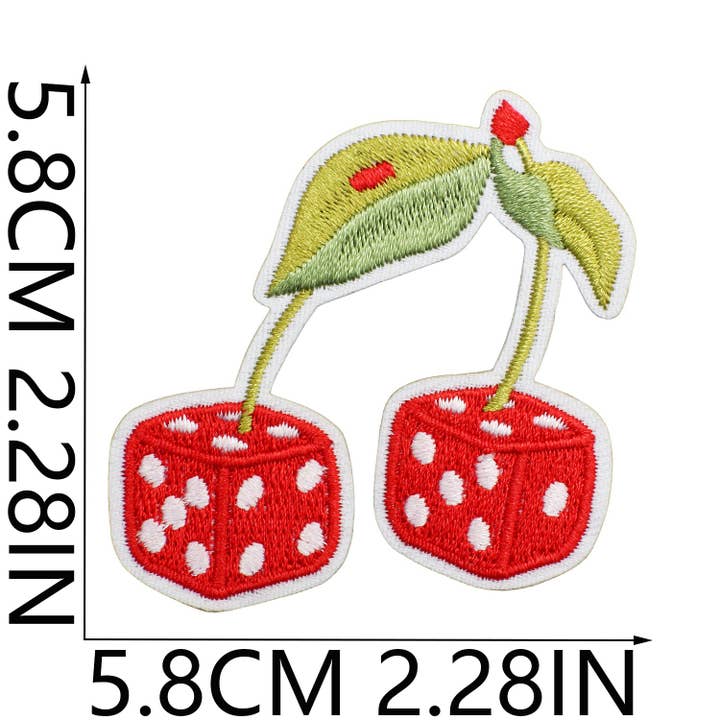 VividLux - Wholesale Patch - Cherry Series Embroidery Iron-on Patches9