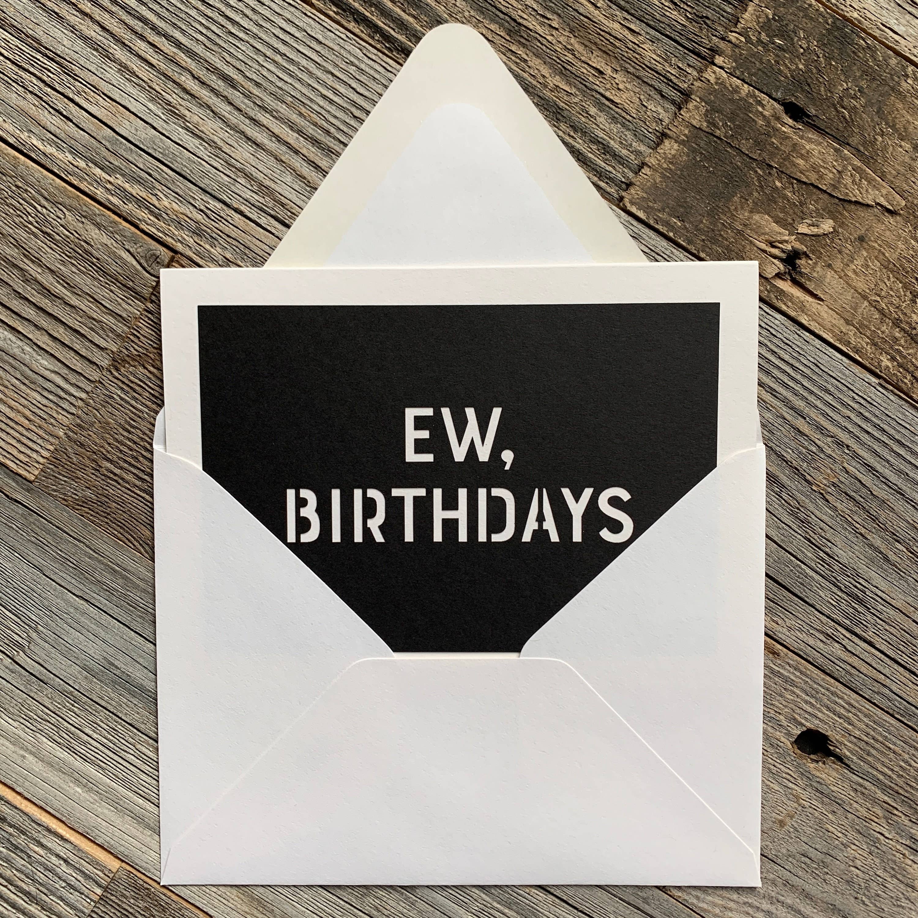 Louise Lauret - Wholesale Birthday Card - Schitt's Creek Inspired Ew, Birthdays Card8