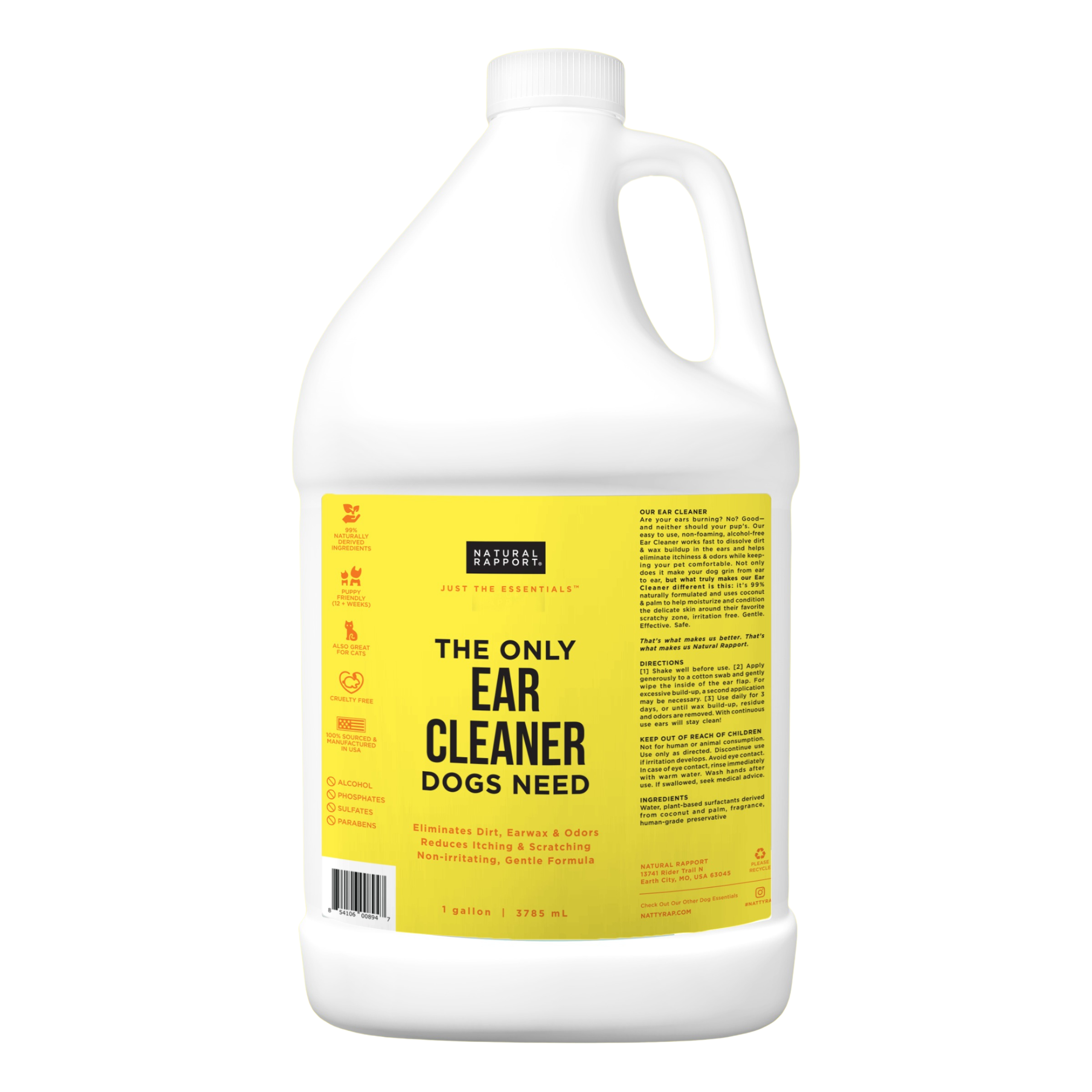 Natural Rapport - Wholesale Pet cleaning supplies - The Only Ear Cleaner Dogs Need6