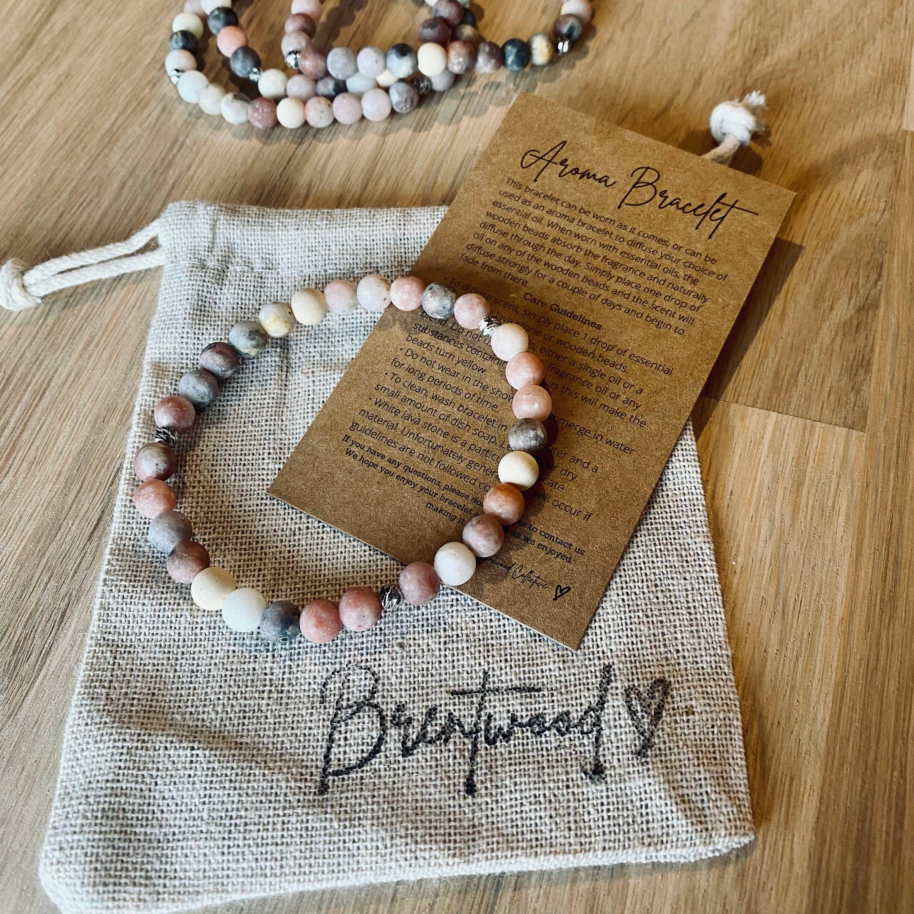 Brentwood Collective - Wholesale Beaded bracelet - Aroma Bracelet | Mixed Marble3