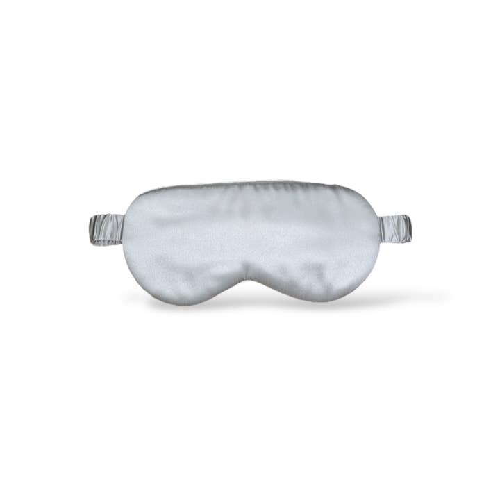 HoneyLux - Wholesale Sleep/Eye Mask - Premium Organic Silk Sleep Mask - Light Grey
