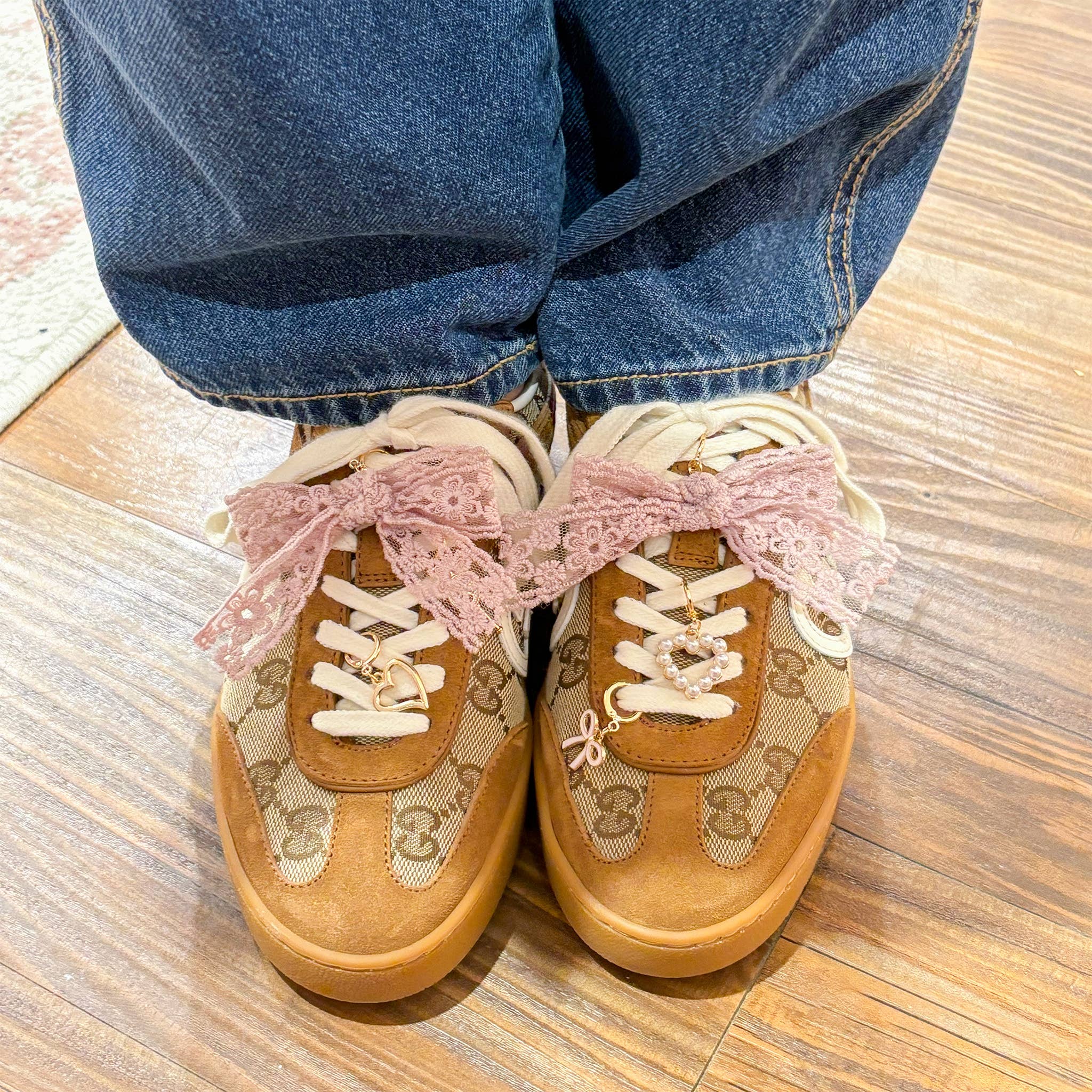 The Darling Effect - Vente Accessoire pour chaussures - Pack de Charms pour Chaussures Dazzle - Clé de Mon Cœur1