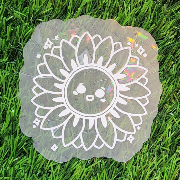 Kawaii Sunflower Suncatcher for wholesale by Secret Sheepie