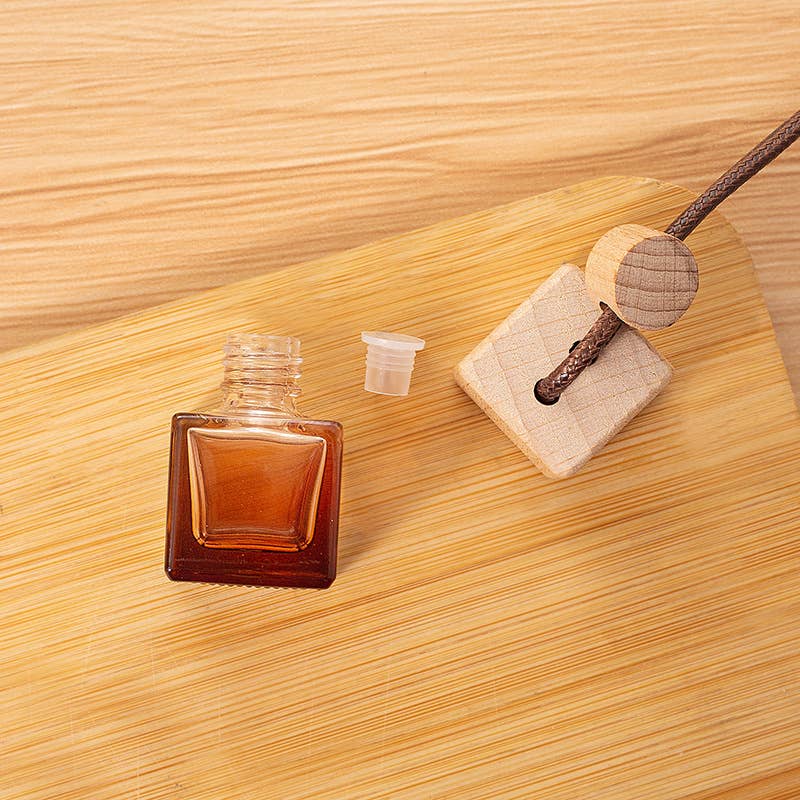 Candles Meta - Wholesale Car Freshener - Unisex - Square Car Hanging Ornament Empty Car Air Freshener Bottle2