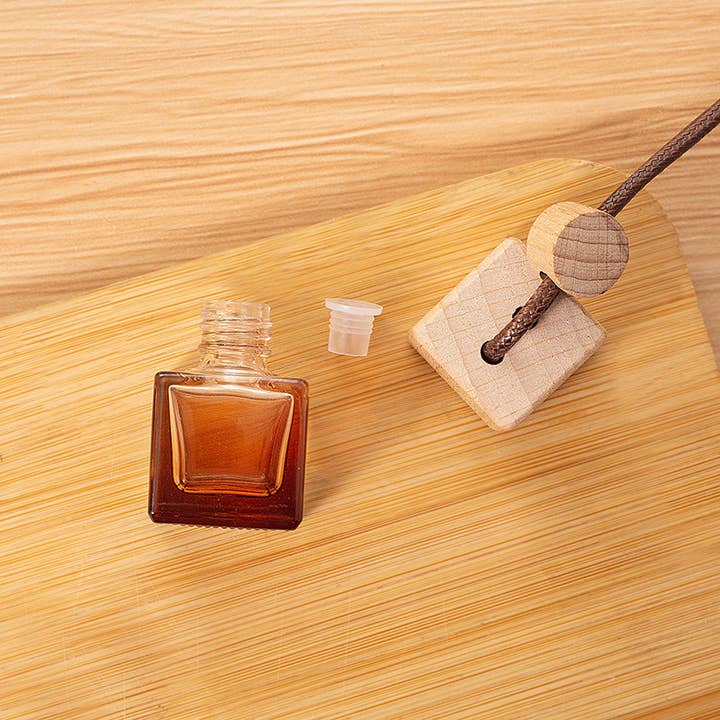 Candles Meta - Wholesale Car Freshener - Unisex - Square Car Hanging Ornament Empty Car Air Freshener Bottle2